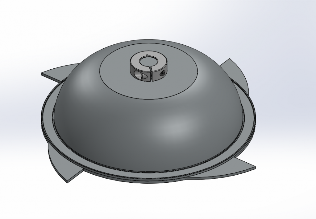 CAD model of shell