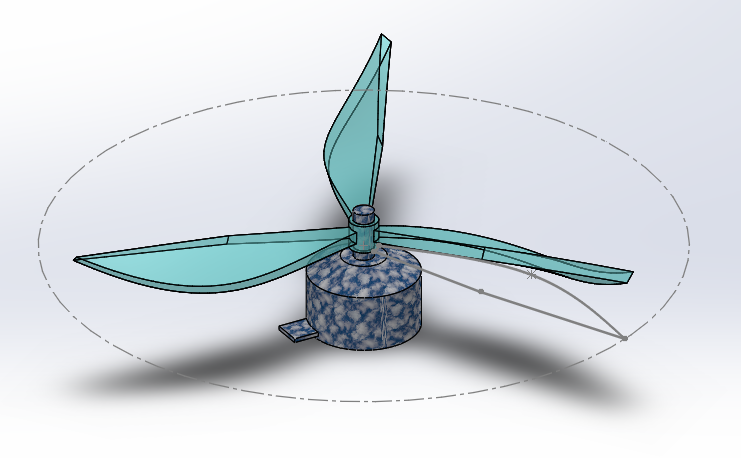 Motor and propeller